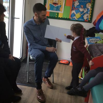 The Little Library Van visits Co-op Academy Glebe