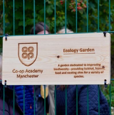 Co-op Academy Manchester gets VIP visit to its Eco Club